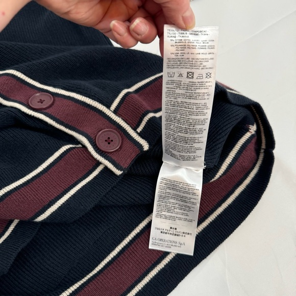 Armani Exchange Cardigan Men’s M Blue V-Neck Button Up Cotton/wool Blend $170 - Picture 15 of 16